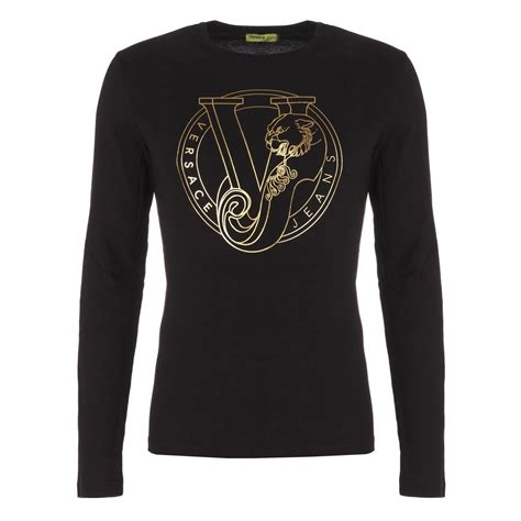 versace jersey shirt|versace long sleeve t shirts.